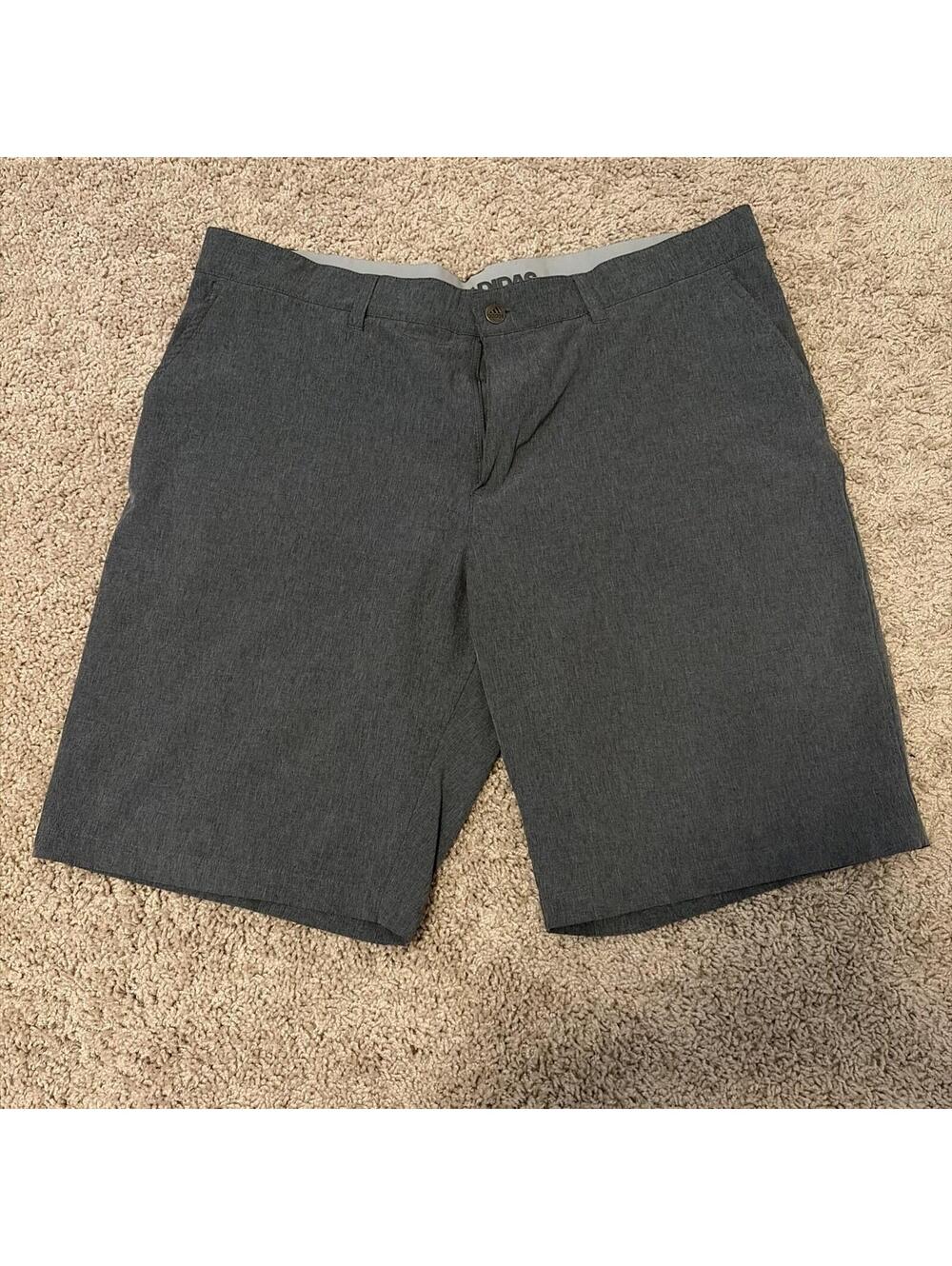 Adidas Climacool Men's Golf Shorts Size 38 Gray Flat Front [COPY]